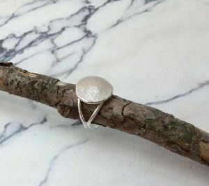 gepersonaliseerde ring met vingerafdruk